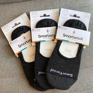 3 pairs smart wool hide and seek no show socks